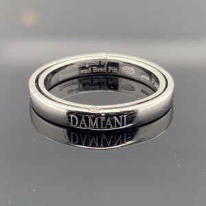 Platinum Damiani + Brad Pitt Ring